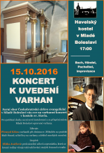 Koncert k uveden varhan v Mlad Boleslavi